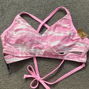 PINK bikini bathing suit top